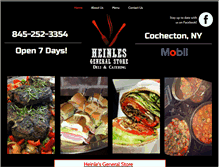 Tablet Screenshot of heinlesgeneralstore.com